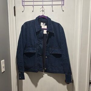 New REFORMATION Oakley Jean barn jacket